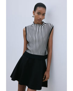 A-line Skirt Black