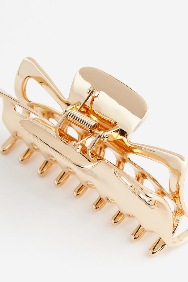 H&M Large Metal Hair Claw Gold-coloured