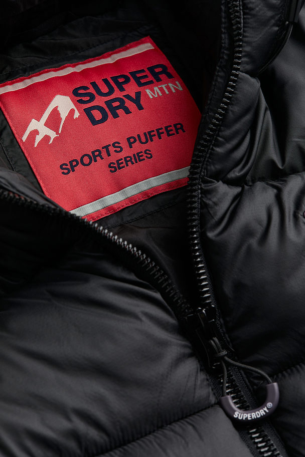 Superdry Sports Puffer Bomber Jacket Black