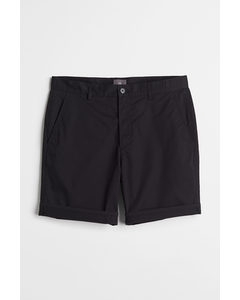 Regular Fit Chino Shorts Black