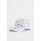 Patterned Cotton Cap Natural White/checked