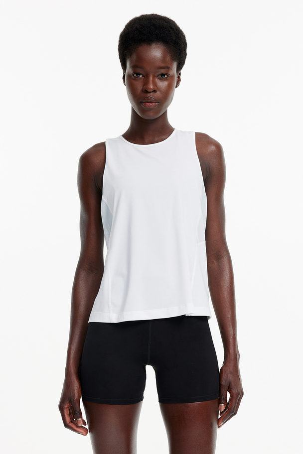 H&M Drymove™ Sports Vest Top White