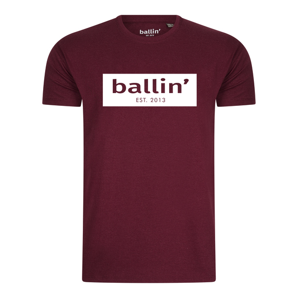 Ballin Est. 2013 Ballin Est. 2013 Cut Out Logo Shirt Röd
