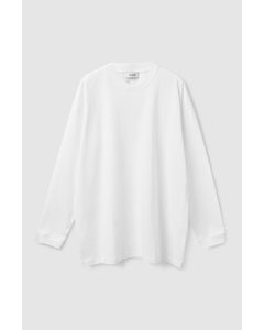 Oversized Long-sleeve T-shirt White