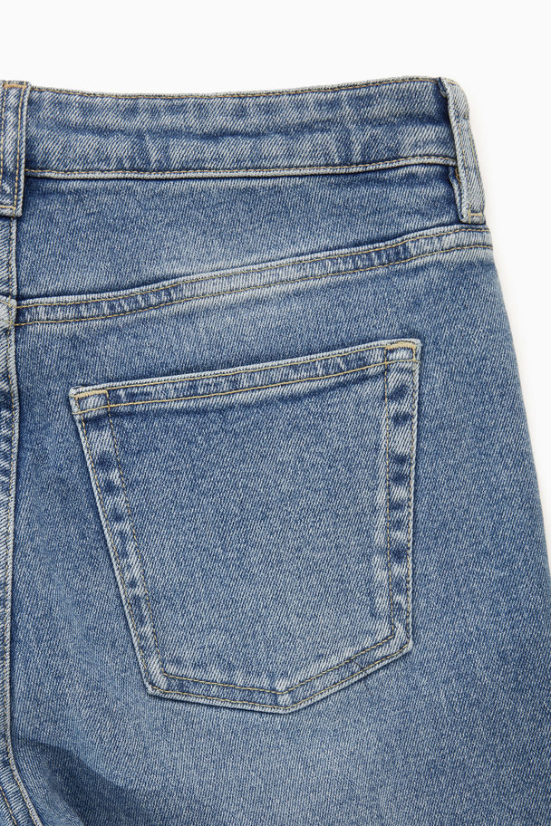 COS Straight-leg Slim-fit Ankle-length Jeans Blue