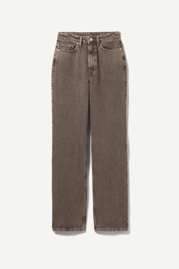 Weekday Rowe Extra High Straight Jeans Desert
