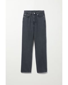 Rowe Extra High Straight Jeans River Black