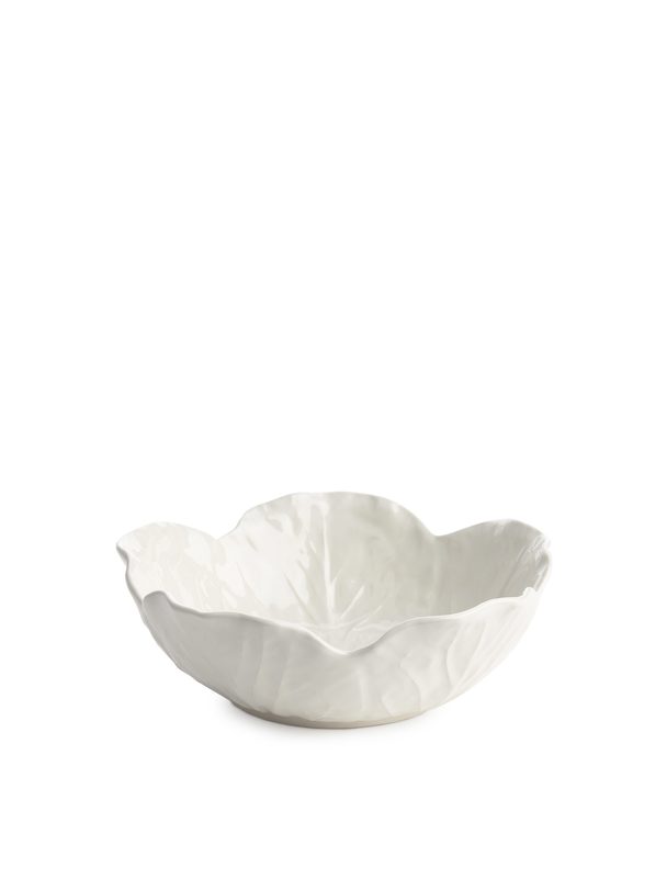 Bordallo Pinheiro Bordallo Pinheiro Cabbage Bowl 17 Cm Off White
