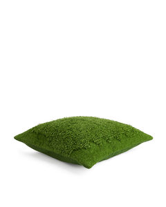 Linen Cushion Cover 50 X 50 Cm Green