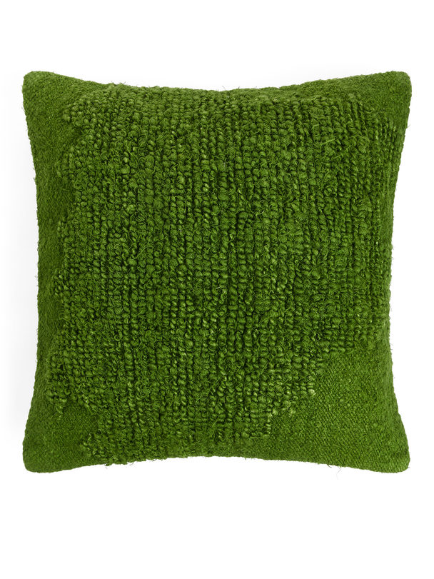 ARKET Kissenbezug aus Leinen 50 x 50 cm Grün