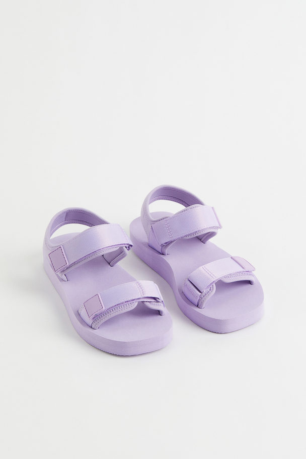 H&M Scuba Sandals Light Purple