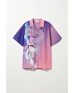 Tinsley Short Sleeve Shirt Manga Purple