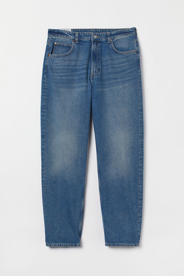 H&M H&m+ 90s Baggy High Jeans Denimblauw