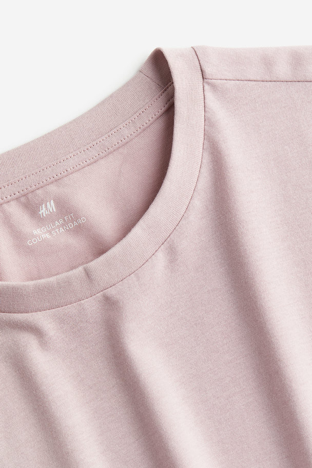 H&M T-Shirt in Regular Fit Rosa