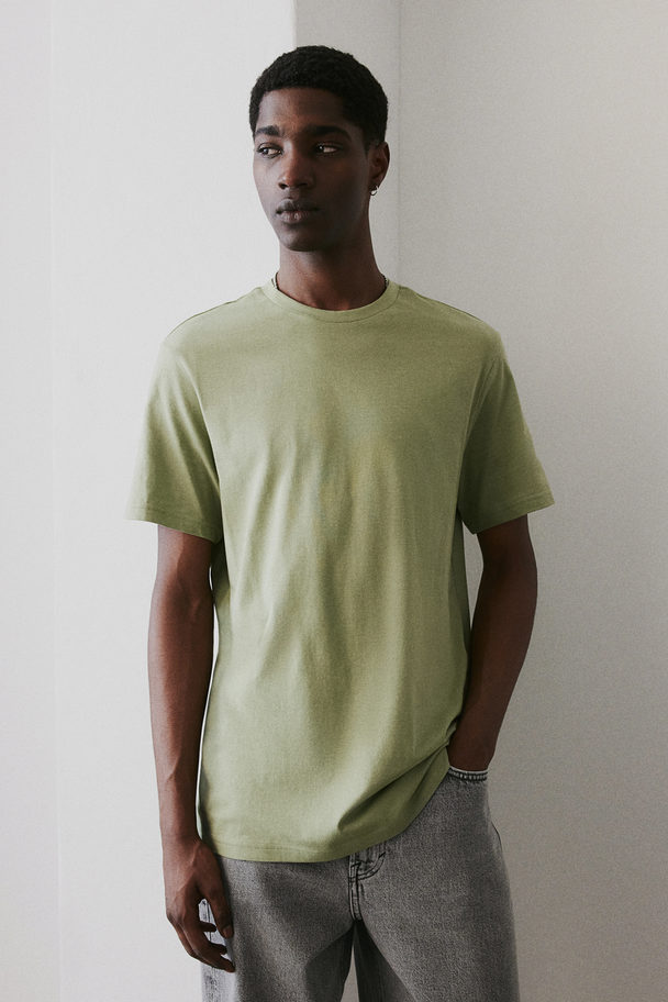 H&M T-shirt - Regular Fit Kakigroen