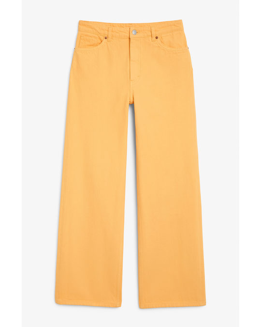 Monki Yoko Yellow Jeans Yellow