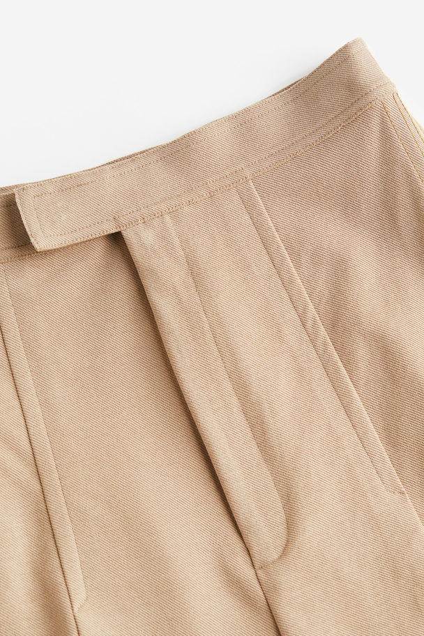 H&M Weite Hose Beige