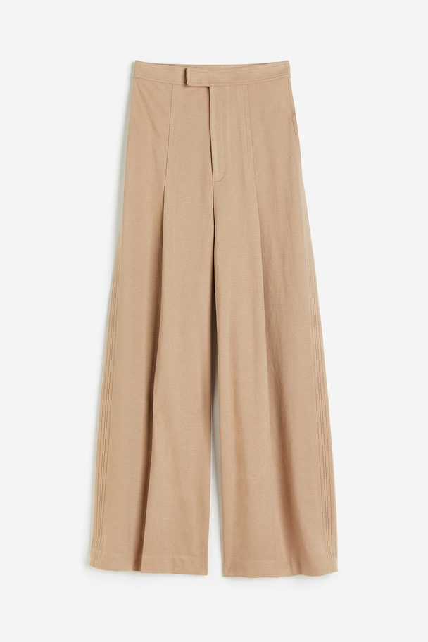 H&M Weite Hose Beige