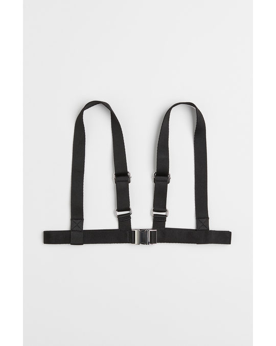 H&M Harness With A Metal Buckle Black