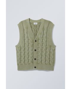 Dario Regular Vest Sage