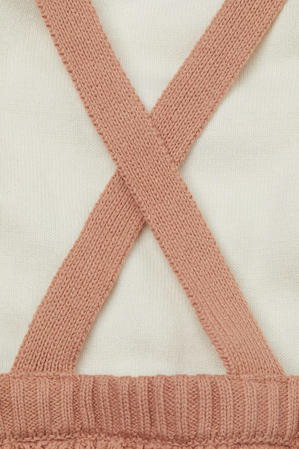 H&M 3-piece Cotton Set Beige-pink/natural White