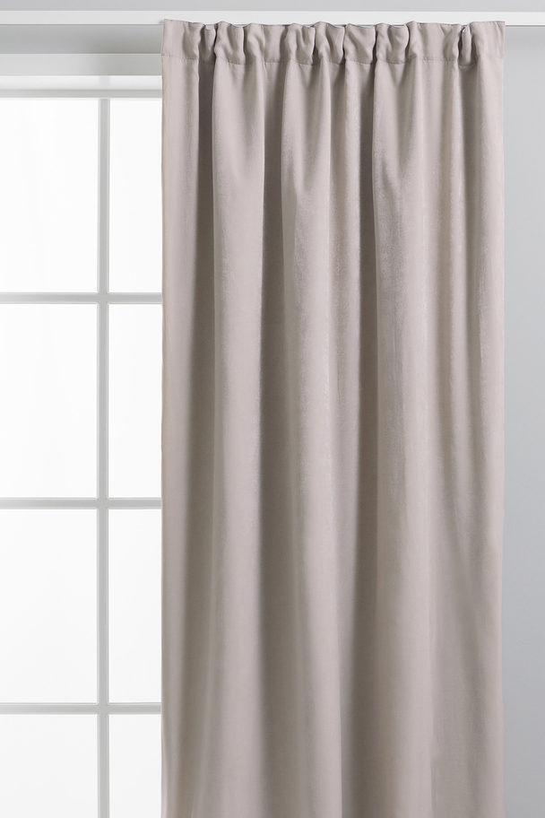 H&M HOME 2-pack Blackout Curtains Light Beige