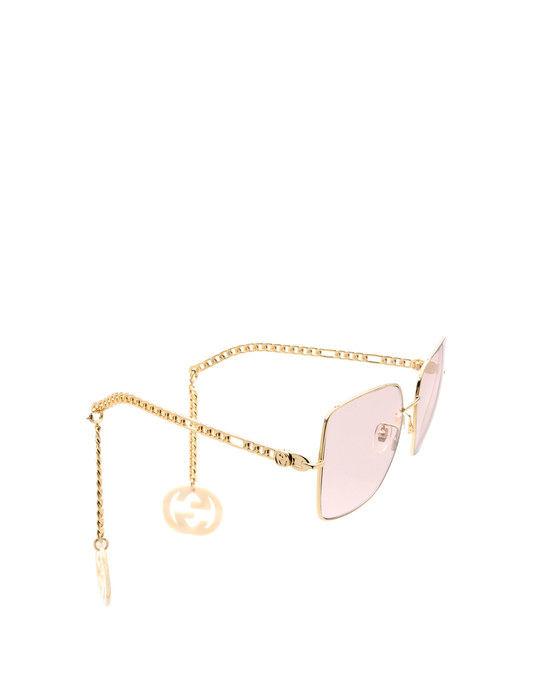 Gucci Gg0724s Gold Sunglasses