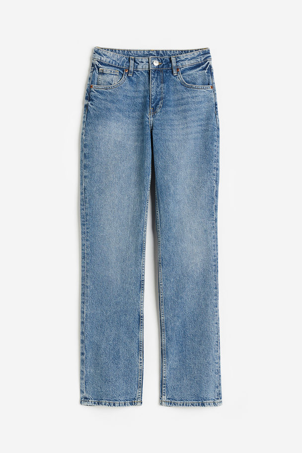 H&M Slim Regular Jeans Denimblau