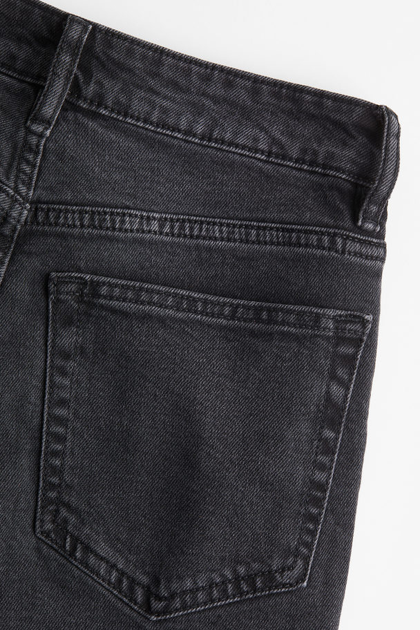 H&M Slim Regular Jeans Dunkelgrau