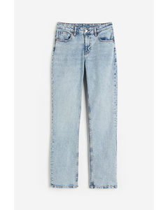Slim Regular Jeans Helles Denimblau