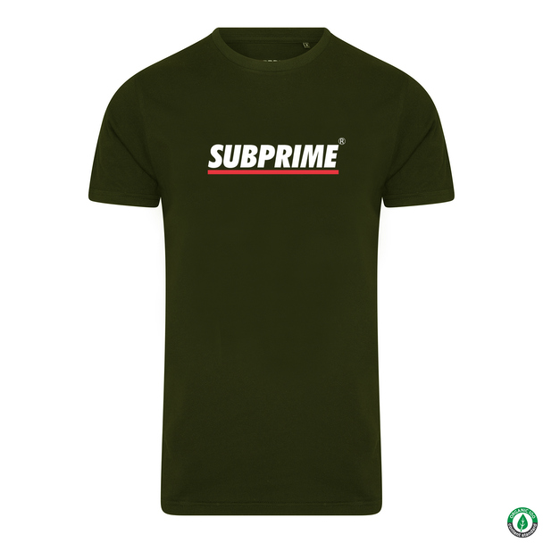 Subprime Subprime Shirt Stripe Army Gron