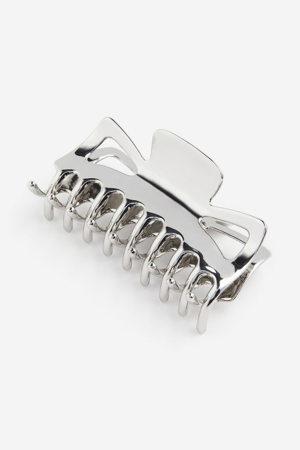 H&M Large Metal Hair Claw Silver-coloured