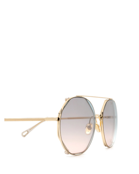 Chloé Ch0041s Gold Sunglasses