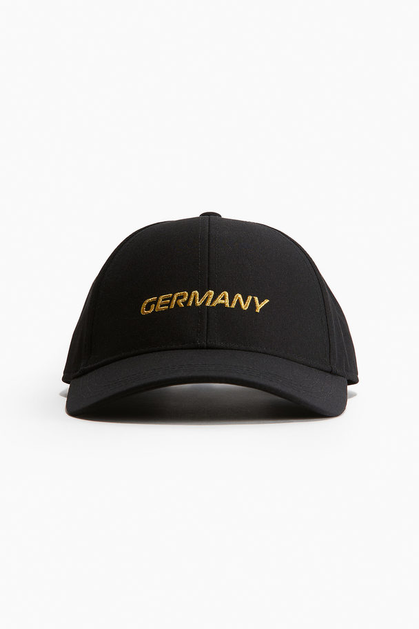 H&M Water-repellent Sports Cap Black/germany