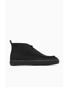 Canvas Chukka Boots Black