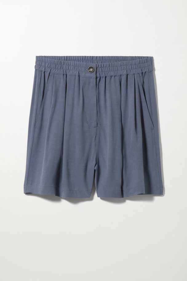 Weekday Everly Woven Shorts Blue