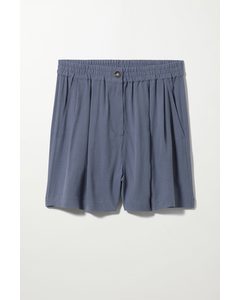 Everly Woven Shorts Blue