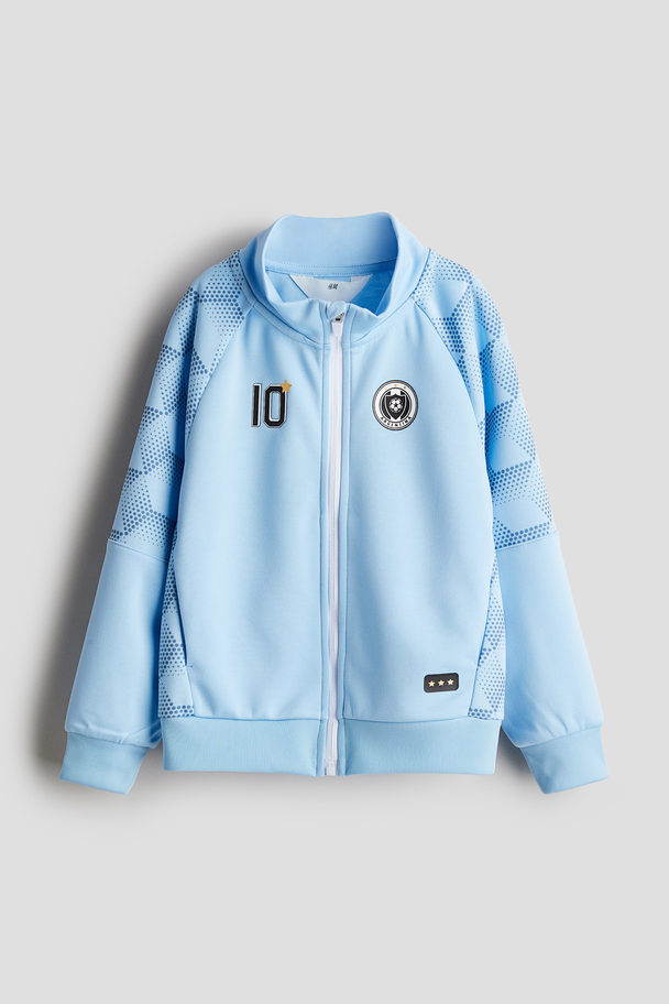 H&M Football Jacket Light Blue/argentina