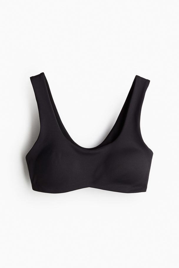 H&M Sport-Bikinitop Schwarz