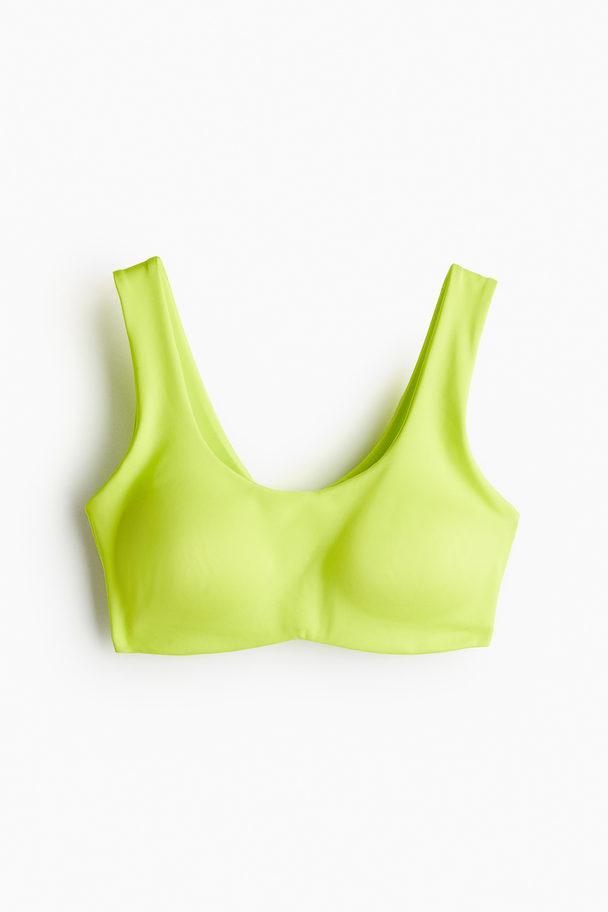 H&M Sport-Bikinitop Neongrün