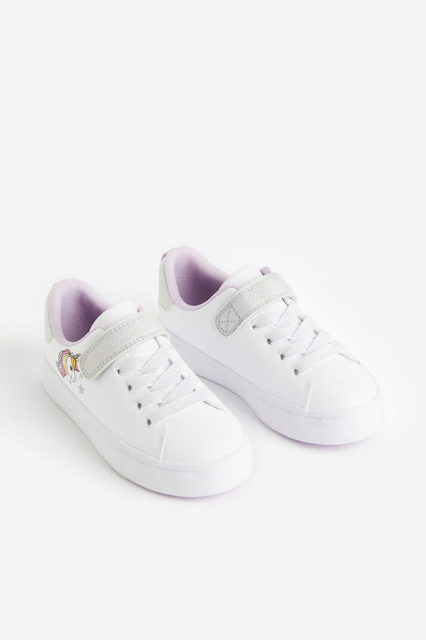 H&M Sneakers Wit/eenhoorn