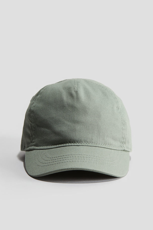 H&M Cotton Cap Khaki Green