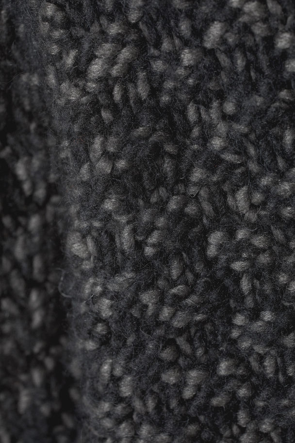 Weekday Oversized-Pullover aus Wollmischung Schwarz