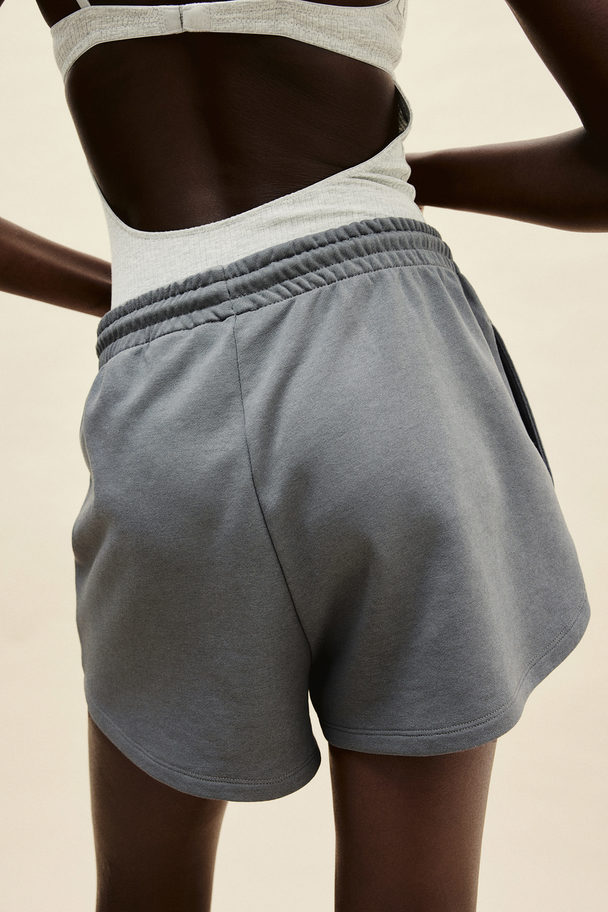 H&M Sweatshorts Dunkelgrau