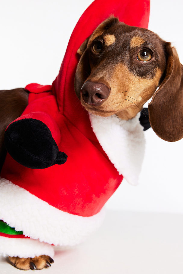 H&M Weihnachtliches Hundekostüm Rot