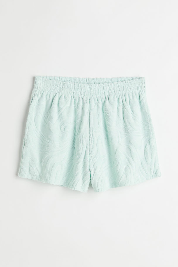 H&M Jersey Pull-on Shorts Mint Green
