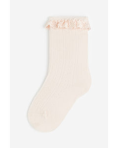 Knee Socks Powder Pink