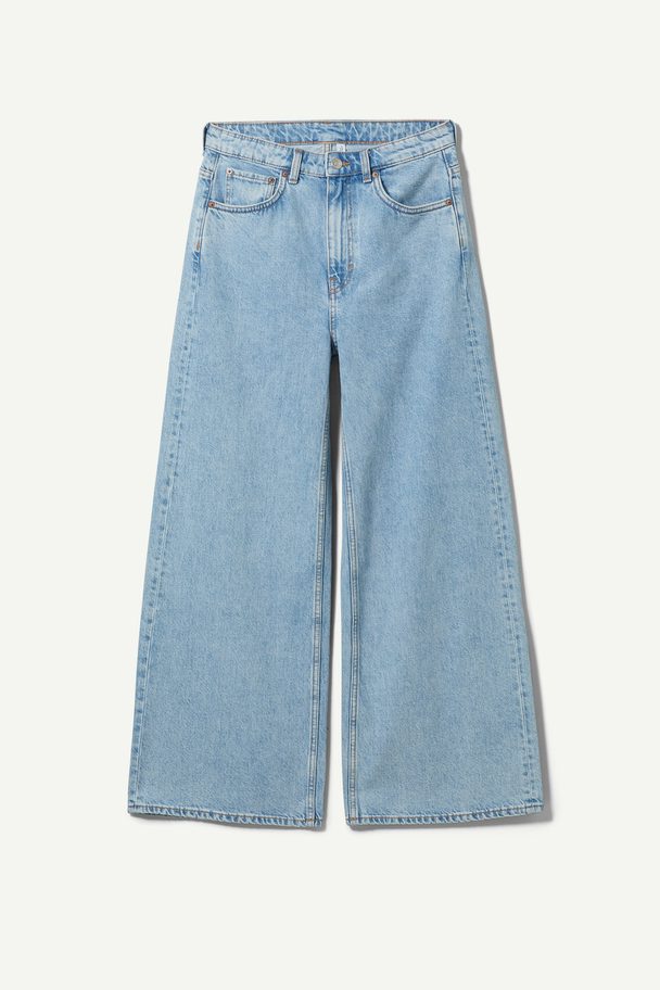 Weekday Ace High Wide Jeans Summer Blue