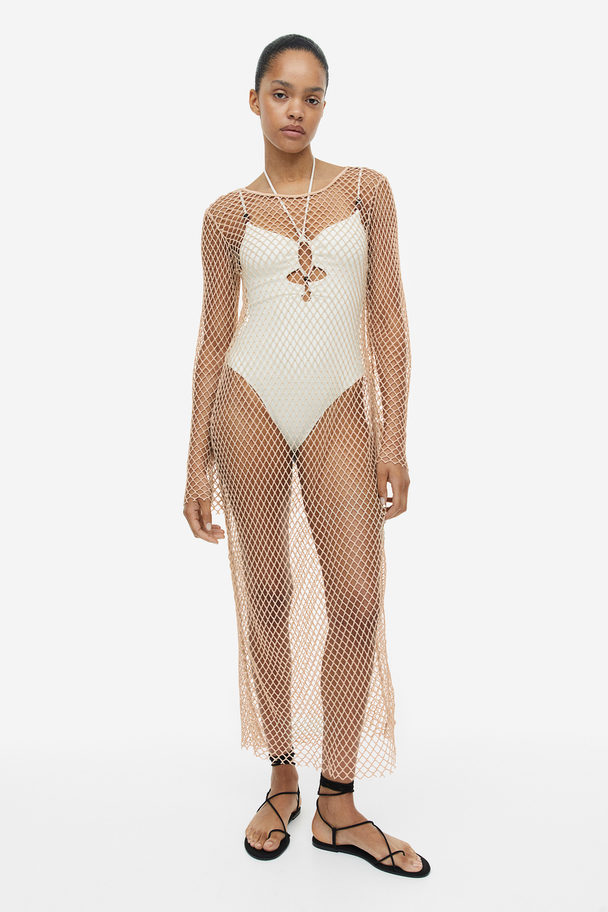 H&M Beach Net Dress Beige