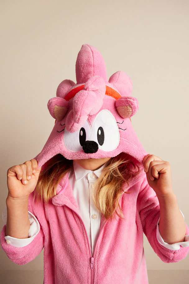 H&M Fancy Dress Costume Pink/sonic The Hedgehog